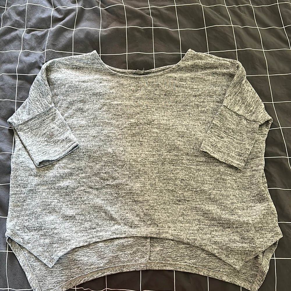 3/4 sleeve crop top